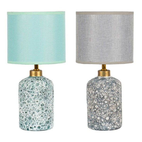 Επιτραπέζιο Φωτιστικό DKD Home Decor Κεραμικά πολυεστέρας 50 W (18 x 18 x 38 cm) (x2)