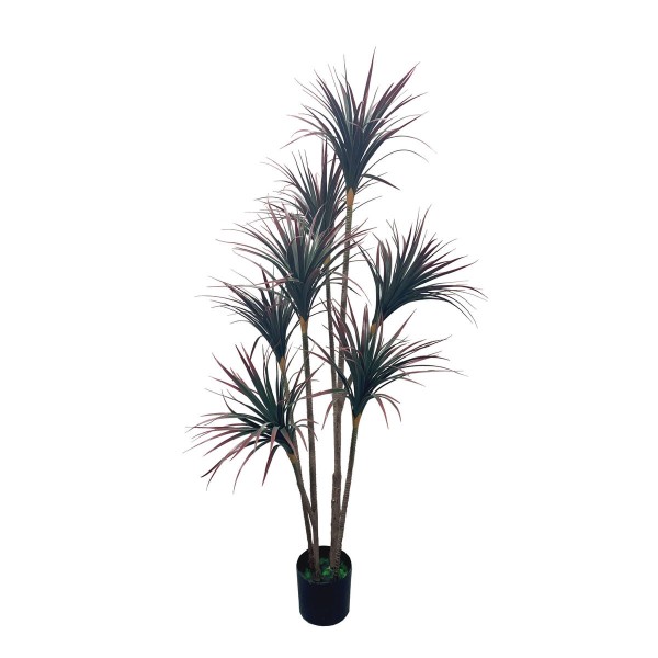 Διακοσμητικό Φυτό DKD Home Decor πολυεστέρας Πράσινο Βουργουνδίας PP (90 x 90 x 190 cm)