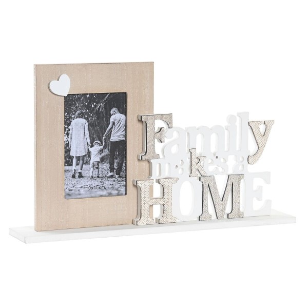 Κορνίζα DKD Home Decor Family Λευκό Ξύλο MDF (40 x 7 x 23,5 cm)