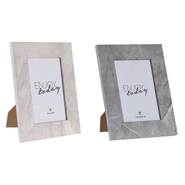 Κορνίζα DKD Home Decor Κρυστάλλινο Ξύλο MDF (16 x 1,5 x 21 cm) (x2)