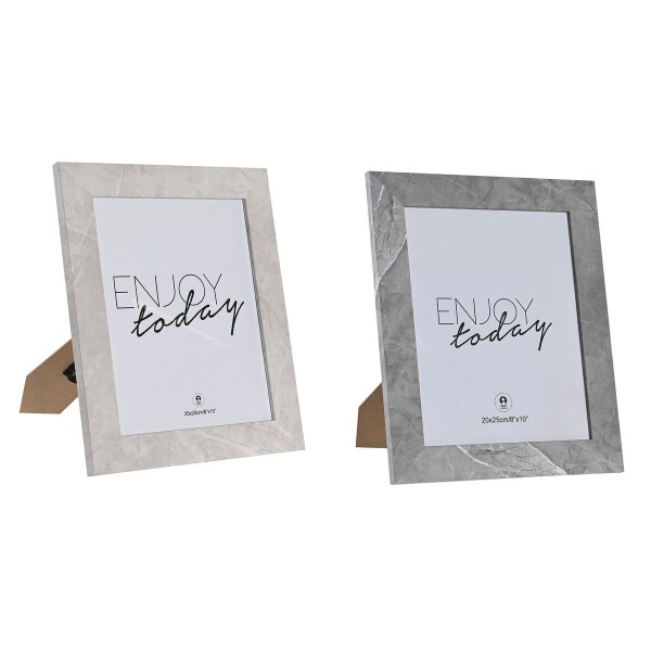 Κορνίζα DKD Home Decor Κρυστάλλινο Ξύλο MDF (26 x 1,5 x 31 cm) (x2)