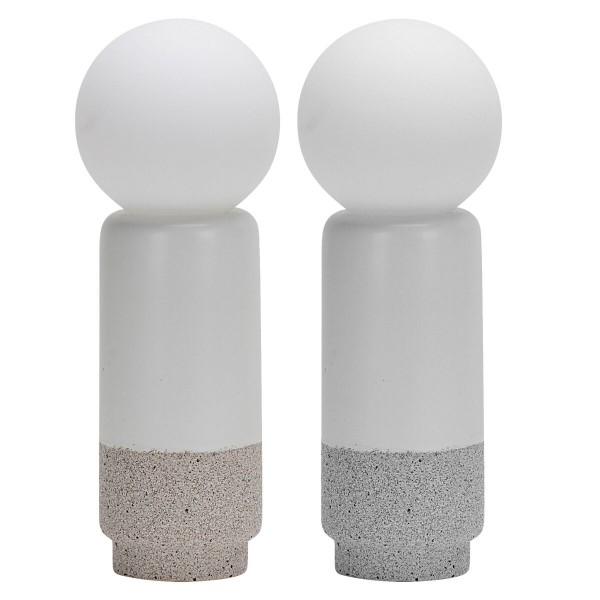 Επιτραπέζιο Φωτιστικό DKD Home Decor Κεραμικά Κρυστάλλινο Δίχρωμα (10 x 10 x 26 cm) (x2)