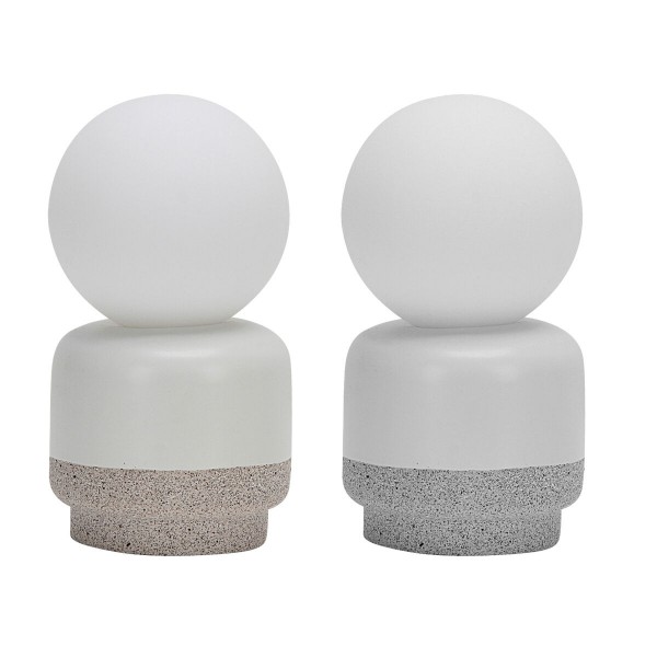 Επιτραπέζιο Φωτιστικό DKD Home Decor Κεραμικά Κρυστάλλινο Δίχρωμα (x2) (10 x 10 x 18 cm)