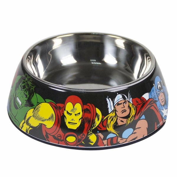 Ταΐστρα σκύλων Marvel μελαμίνη 180 ml Κόκκινο Μέταλλο