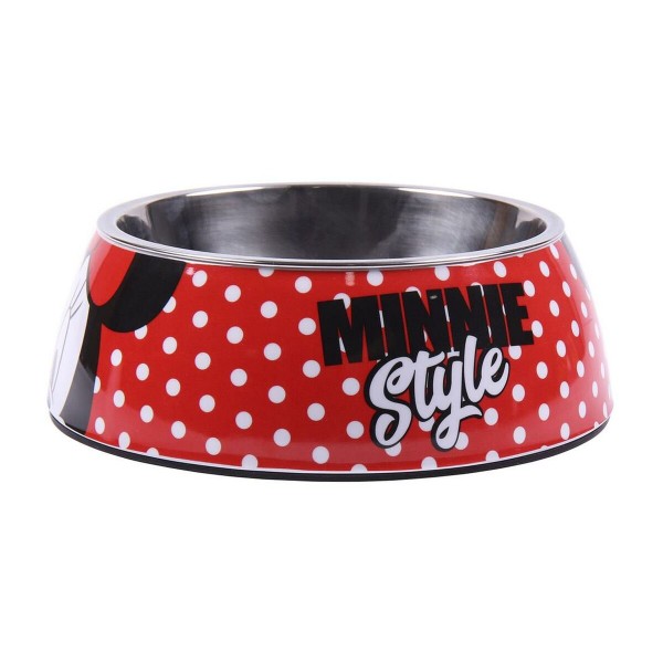 Ταΐστρα σκύλων Minnie Mouse 760 ml μελαμίνη Μέταλλο Πολύχρωμο