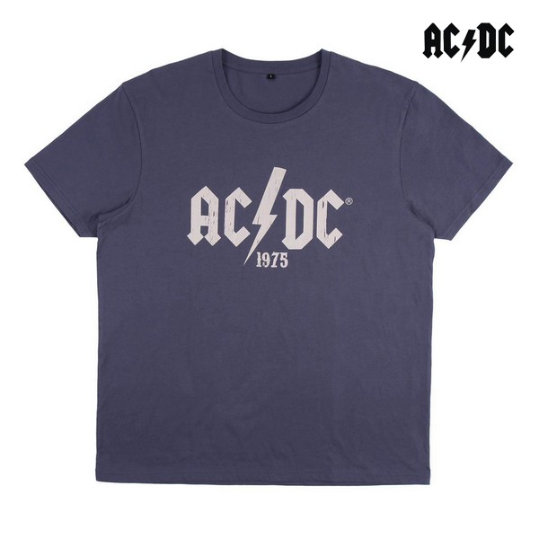 Ανδρική Μπλούζα με Κοντό Μανίκι ACDC Μαύρο