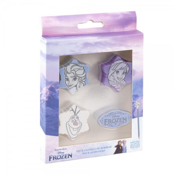 Σετ Γόμες Frozen (4 pcs)