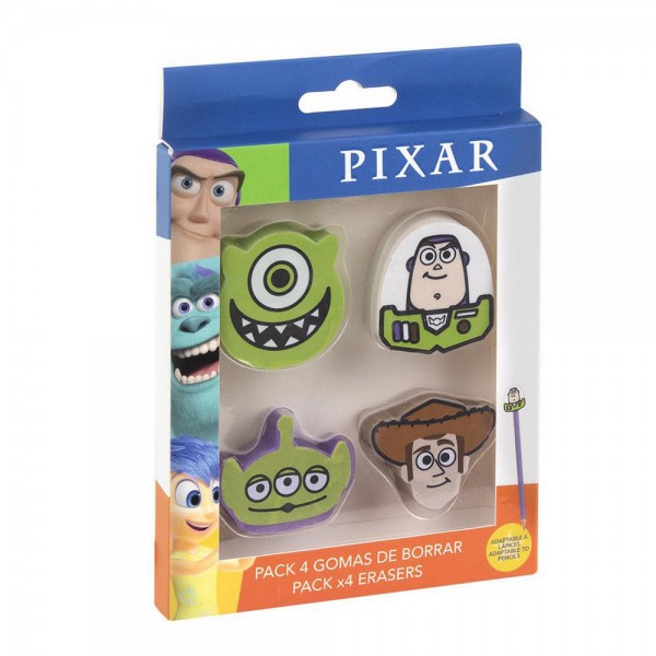 Σετ Γόμες Pixar (4 pcs) Σετ Γόμες Pixar (4 pcs)