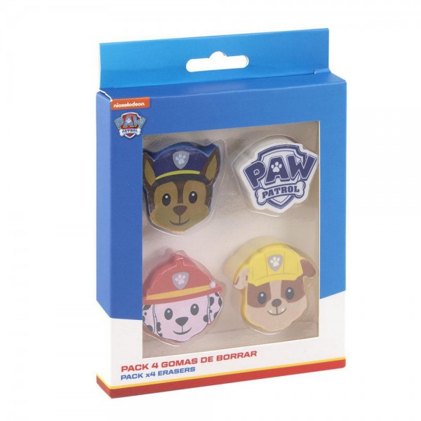 Σετ Γόμες The Paw Patrol (4 pcs) Σετ Γόμες The Paw Patrol (4 pcs)