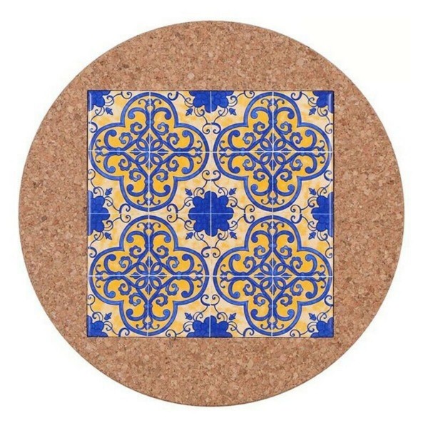 Σουπλά Viejo Valle φελλός Πλακάκι Κίτρινο (15 x 15 cm)