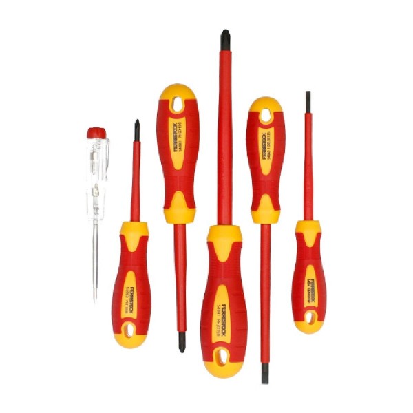 Σετ Kατσαβιδιών Ferrestock (6 pcs)