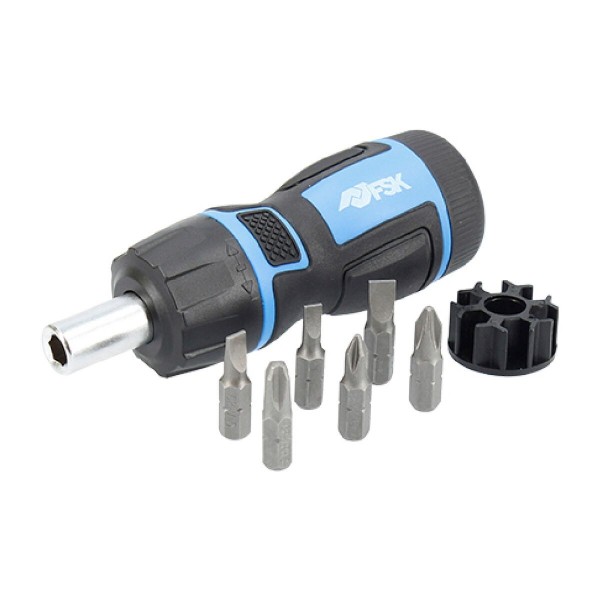 Σετ Kατσαβιδιών Ferrestock Ratchet Κατσαβίδι (6 pcs)