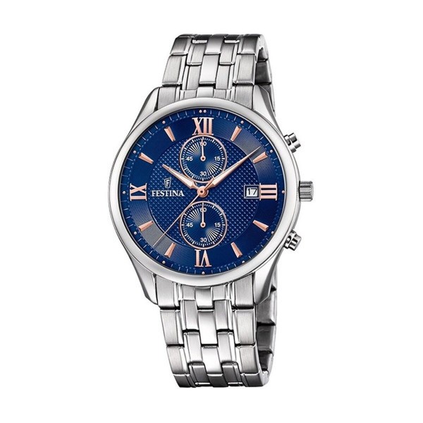 Ανδρικά Ρολόγια Festina F6854/6 Ασημί