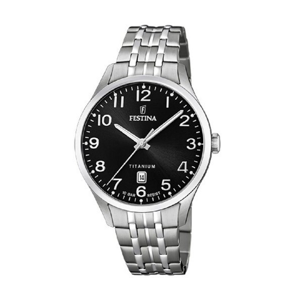 Ανδρικά Ρολόγια Festina F20466/3 Μαύρο Ασημί (Ø 40 mm)