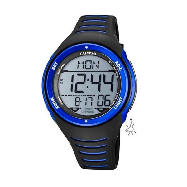 Ανδρικά Ρολόγια Calypso K5807/4 Μαύρο Γκρι