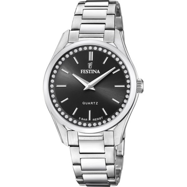 Ανδρικά Ρολόγια Festina F20583/4 Μαύρο Ασημί