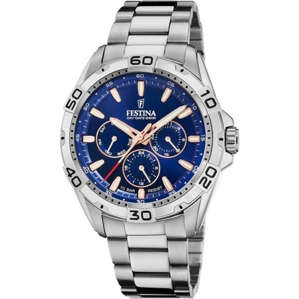 Ανδρικά Ρολόγια Festina F20623/2 Ασημί