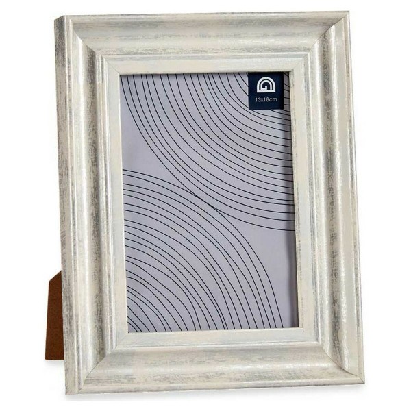 Κορνίζα Γκρι Κρυστάλλινο Πλαστική ύλη (19 x 2 x 24 cm)