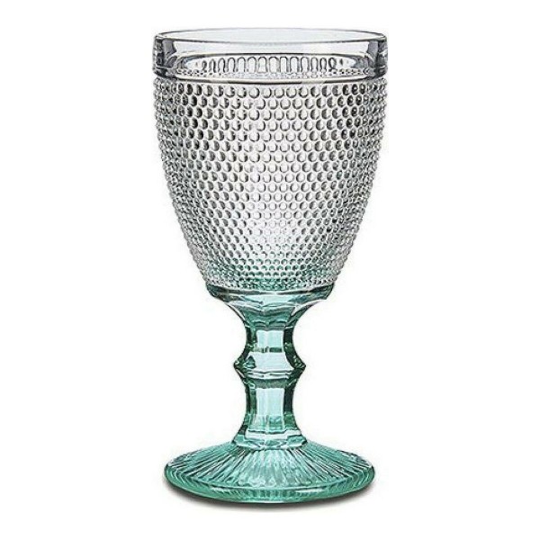 Ποτήρι Κρασί Vivalto Τυρκουάζ Κρυστάλλινο 330 ml (9 x 17 x 9 cm)