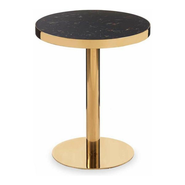 Βοηθητικό Τραπέζι Μαύρο Χρυσό (60,5 x 73,5 x 60,5 cm)