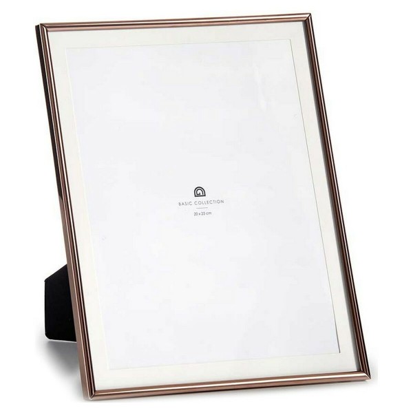Κορνίζα Χαλκός Κρυστάλλινο Χάλυβας (12,5 x 28 x 22,7 cm) (20 x 25 cm)