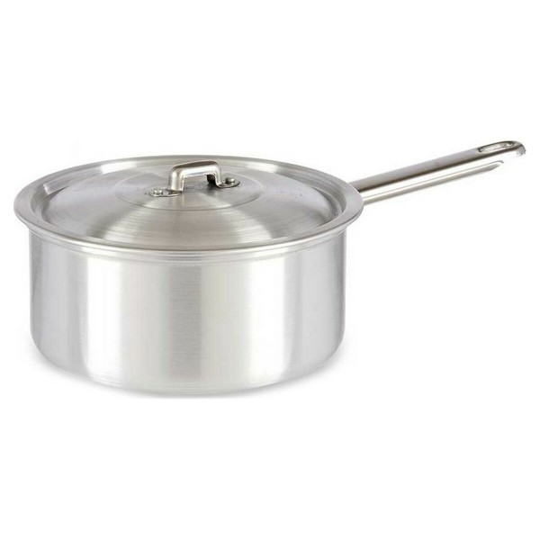 Κατσαρόλα με Καπάκι Ασημί Αλουμίνιο 2 L (20 x 10 x 35 cm)
