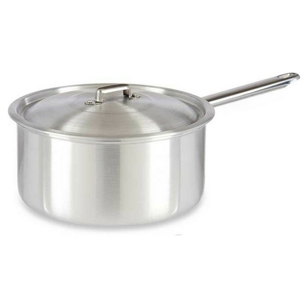 Κατσαρόλα με Καπάκι Ασημί Αλουμίνιο 4 L (24,5 x 12 x 41 cm)