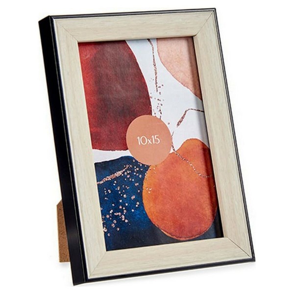 Κορνίζα Μαύρο Πλαστική ύλη Γυαλί (12,6 x 2 x 17,6 cm) (1 uds) (12,6 x 2 x 17,6 cm)