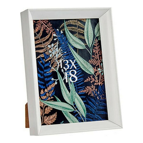Κορνίζες Λευκό Γυαλί Πλαστική ύλη (15,2 x 3,5 x 20,2 cm)