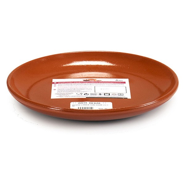 Flatplater Ø 23 cm Μέλι Ψημένος πηλός (23 x 2 x 23 cm)