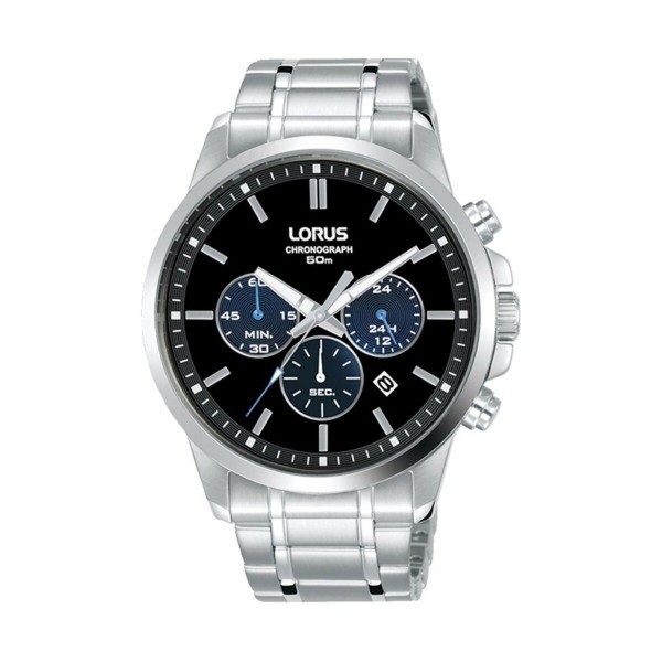 Ανδρικά Ρολόγια Lorus RT317JX9 Μαύρο Ασημί