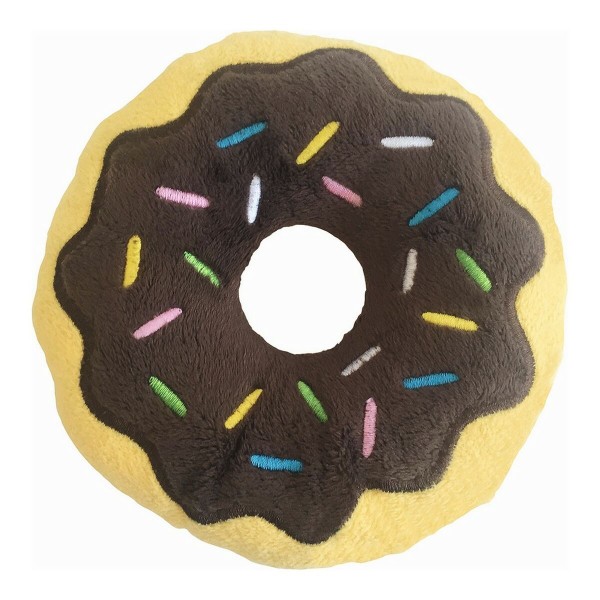 Βελούδινο Ζωάκι για Σκύλους Gloria 3 x 5 x 14 cm Σοκολατί Donut Καφέ