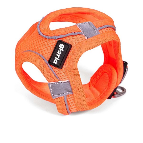 Λουρί Σκύλου Gloria Air Mesh Trek Star Ρυθμιζόμενο Πορτοκαλί Μέγεθος XXXS (18-20 cm)