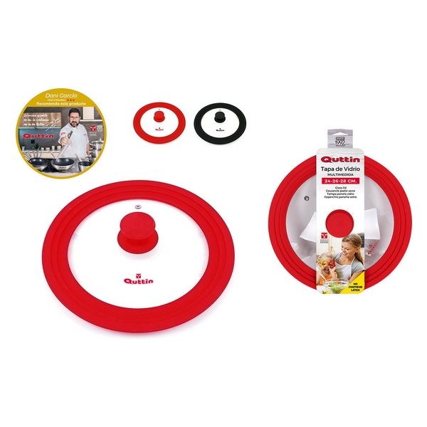 Καπάκι για το Τηγάνι Quttin Γυαλί (24-26-28 cm) Καπάκι για το Τηγάνι Quttin Γυαλί (24-26-28 cm)