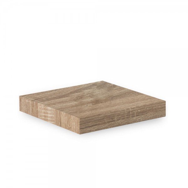 Ράφια Confortime Mural Φυσικό Επιπλέουν Ξύλο MDF (23,5 x 23,5 x 1,5 cm)