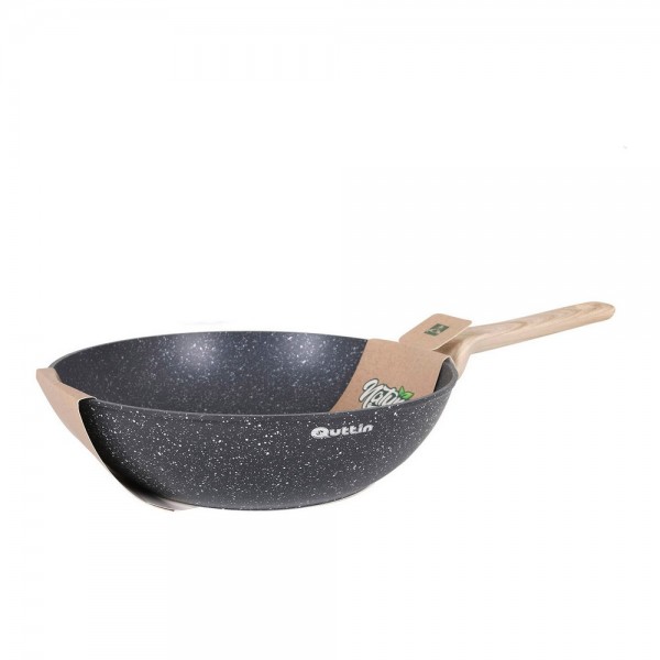 Τηγάνι Wok Quttin Σφυρηλατημένο Αλουμίνιο (28 cm)