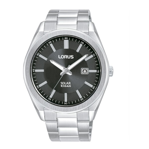 Ανδρικά Ρολόγια Lorus RX351AX9 Μαύρο Ασημί