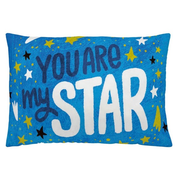 Κάλυψη μαξιλαριού Naturals Stars Reach (50 x 30 cm)