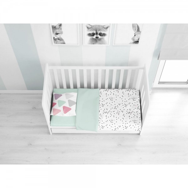 Παπλωματοθήκη για βρεφικό κρεβάτι Naturals Julie (115 x 145 cm) (Βρεφικό κρεβάτι 80 εκ.)