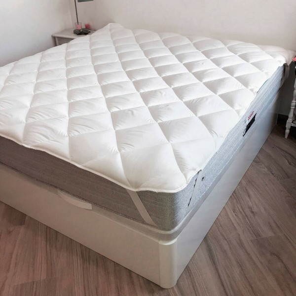 Προστατευτικό στρώμα Naturals Λευκό Kρεβάτι 135 (135 x 190/200 cm)