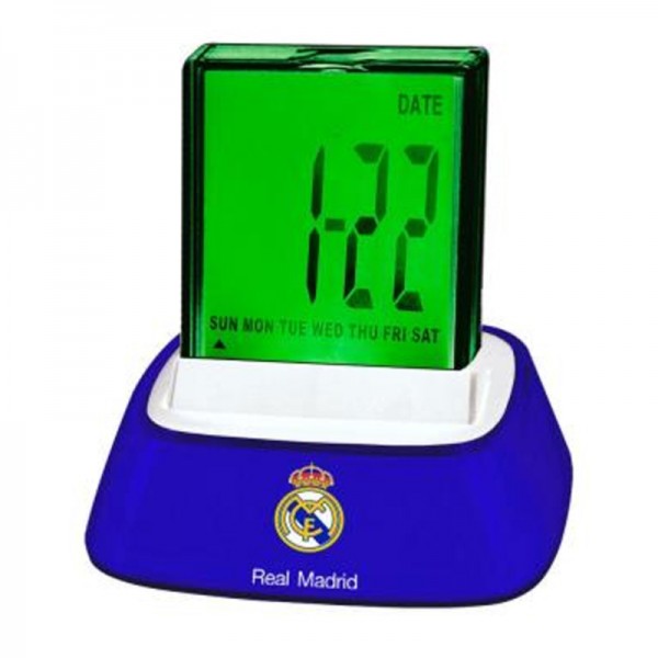 Ξυπνητήρι Real Madrid C.F. Φως Ήχος Μπλε Μπλε / Λευκό