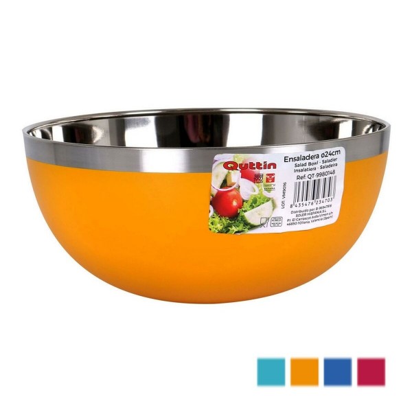 Σαλατιέρα Quttin Ανοξείδωτο ατσάλι (Ø 24 cm)