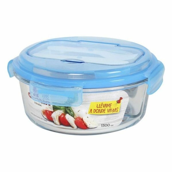 Τάπερ με Θήκη για Μαχαιροπήρουνα  Quttin 94038 1300 cc (ø 21 x 9,5 cm) ø 21 x 9,5 cm (1,3 L)