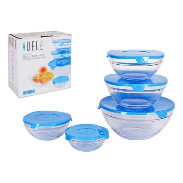 Μπολ Adele Με καπάκι Φορητό (5 pcs)