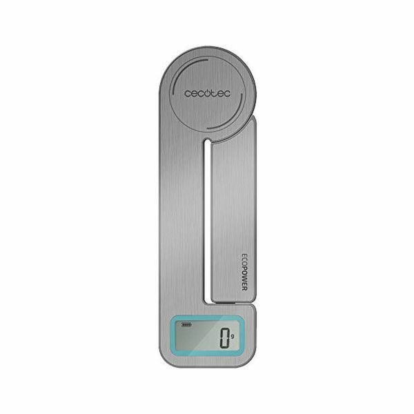 ζυγαριά κουζίνας Cecotec Cook Control 10100 EcoPower Compact LCD 5 Kg Ανοξείδωτο ατσάλι