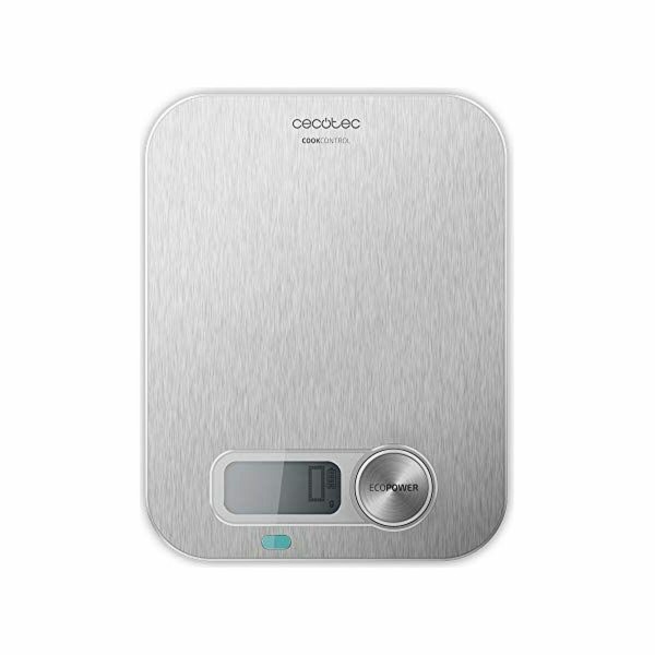 ζυγαριά κουζίνας Cecotec Cook Control 10200 EcoPower LCD 8 Kg Ανοξείδωτο ατσάλι
