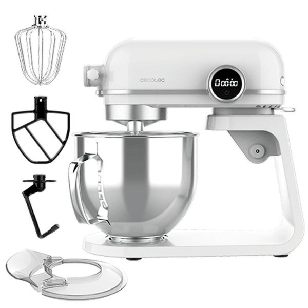 Μπλέντερ/Μίξερ ζαχαροπλαστικής Cecotec Twist&Fusion 4500 Luxury White