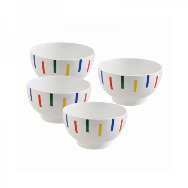 Σετ από Μπολ Benetton Po Πορσελάνη Bone China 650 ml (4 uds)
