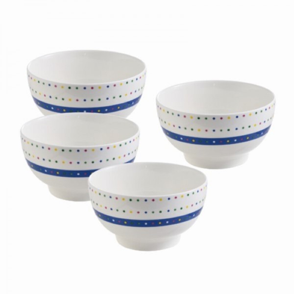Σετ από Μπολ Benetton Addige Πορσελάνη Bone China 650 ml (4 uds)