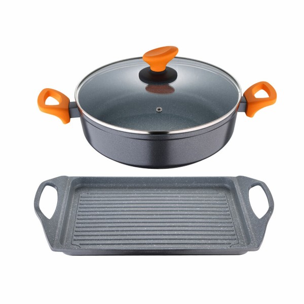 Κατσαρόλα San Ignacio Cookware Lava 2 Τεμάχια Αλουμίνιο (2 pcs)